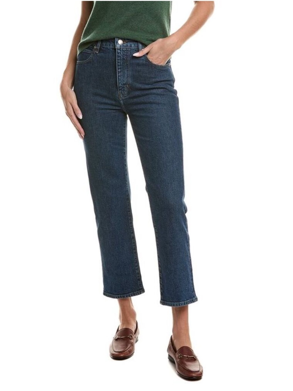 Frame Denim The Ruler Crop Jean Size 30